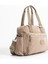 Çok Cepli Kadın Omuz Çantası Orta Boy Günlük HV4018 Bej 2