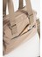 Çok Cepli Kadın Omuz Çantası Orta Boy Günlük HV4018 Bej 3