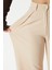 Likra Serisi Viora Açık Pile Esnek Açık Bej Palazzo Pantolon 3