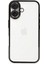Apple iPhone 16 Crystal Shield Lensli Silikon (Lens Protector / Kamera Koruyucu Kılıf) - Siyah 3