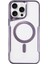 Apple iPhone 14 Pro Elegant Venüs Magsafe Kılıf – Slim Transparent Tasarım - Derin Mor 3