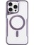 Apple iPhone 14 Pro Max Elegant Venüs Magsafe Kılıf – Slim Transparent Tasarım - Derin Mor 3