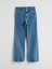 Beli Lastikli Kız Çocuk Jean Pantolon (W5) 1