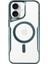 Apple iPhone 16 Elegant Venüs Magsafe Kılıf – Slim Transparent Tasarım - Turkuaz 3