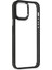 Apple iPhone 12 Pro Max Elegant Clear Case (Şeffaf Kılıf) - Stylish Protective Cover - Siyah 2