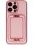 Apple iPhone 13 Pro Max Aurela Kapak – Şık, Tok & Metal Çerçeveli Stil - Pembe 4
