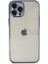 Apple iPhone 12 Pro Crystal Shield Lensli Silikon (Lens Protector / Kamera Koruyucu Kılıf) - Açık Mavi 1