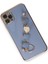 Apple iPhone 11 Pro Elegant Charm Case (Kalpli Zincirli Kılıf) Elegant Silicone Cover - Gri 3
