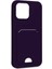 Apple iPhone 14 Pro Max Kılıf Card Flex Kılıf (Kartlıklı) - Derin Mor 3