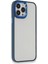 Apple iPhone 14 Pro Elegant Clear Case (Şeffaf Kılıf) - Stylish Protective Cover - Mavi 1