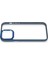 Apple iPhone 14 Pro Elegant Clear Case (Şeffaf Kılıf) - Stylish Protective Cover - Mavi 4