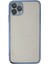 Apple iPhone 11 Pro Crystal Shield Lensli Silikon (Lens Protector / Kamera Koruyucu Kılıf) - Açık Mavi 1
