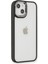 Apple iPhone 14 Plus Elegant Clear Case (Şeffaf Kılıf) - Stylish Protective Cover - Siyah 5