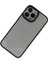 Apple iPhone 14 Pro Elegant Clear Case (Şeffaf Kılıf) - Stylish Protective Cover - Siyah 3