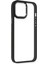 Apple iPhone 14 Pro Elegant Clear Case (Şeffaf Kılıf) - Stylish Protective Cover - Siyah 4