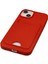 Apple iPhone 14 Plus Kılıf Card Flex Kılıf (Kartlıklı) - Kırmızı 4