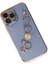 Apple iPhone 14 Pro Max Elegant Charm Case (Kalpli Zincirli Kılıf) Elegant Silicone Cover - Gri 3