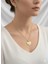 Kalpli Çelik Set Kolye Küpe Seti 316L Çeliktir Gold Renk 1