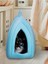 Pet Hut Polar Kedi ve Köpek Yatağı Siyah Renk Pet Hut Polar Kedi ve Köpek Yatağı Mavi 1
