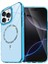 Apple iPhone 16 Pro Max Crystal Magsafe Kapak – Slim, Zarif & Hafif Tasarım - Mavi 1