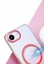 Apple iPhone 16E Selene Shine Magsafe Case – Elegant Glossy Kılıf (Işıltılı Premium Kapak) - Pembe 2
