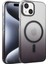 Apple iPhone 15 Plus Selene Shine Magsafe Case – Elegant Glossy Kılıf (Işıltılı Premium Kapak) - Siyah 1
