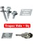 Trapez Çatı Vidası (5,5X50MM - 50'li Paket) M8 Vida Sıkma Ucu (1 Adet) 1