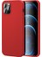 Apple iPhone 13 Pro Max 6.7'' İnce Mat Silikon Kılıf Kırmızı 1