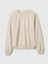 Kadın Bej Vintage Soft Raglan Sweatshirt 7