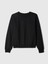 Kadın Siyah Vintage Soft Raglan Sweatshirt 7
