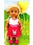 Cute Girl Sarı Balonlu Sarışın Mini Bebek 3