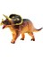 Yumuşak Plastik Dinozor Figür - Triceratops 6