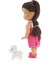 Cute Girl Köpek Figürlü Kumral Mini Bebek 5
