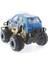 Çek Bırak Mini Off Road Mavi Polis Aracı 3