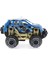 Çek Bırak Mini Off Road Mavi Polis Aracı 6
