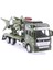 Sürtmeli Die Cast Metal Füze Rampalı Askeri Kamyon 2