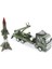 Sürtmeli Die Cast Metal Füze Rampalı Askeri Kamyon 6
