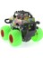 Die Cast Off Road Dev Yeşil Teker Araba 5