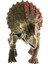 Sert Plastik Dinozor Figürü Triceratops 4