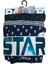 Star 106 Desenli Pamuklu Kemer Likralı 3'lü Boxer 1