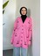 Nottee Kiraz Desen Merserize Hırka Pembe 1