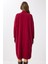 Sakallı Uzun Triko Hırka LNX0012 Bordo 4