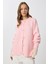 Yün Karışımlı Düğmeli Triko Hırka LİY0002 Pembe 2