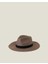 Chocolate Fedora Hasır Şapka 1