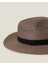 Chocolate Fedora Hasır Şapka 3