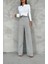 Desenli Esnek Rahat Kalıp Triko Pantalon 4