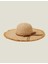 Raw Edge Floppy Hat Tan 1