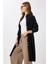 Sakallı Uzun Triko Hırka LNX0012 Siyah 2
