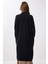 Sakallı Uzun Triko Hırka LNX0012 Siyah 5