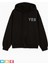 Unisex Kapşonlu Fermuarlı Hodie Parlak Taşlı Kalın Şardonlu Oversize Ceket Sweatshirt 1